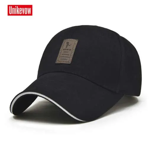 1 stuk baseball cap mannen verstelbare cap casual leisure hoeden solide kleur mode