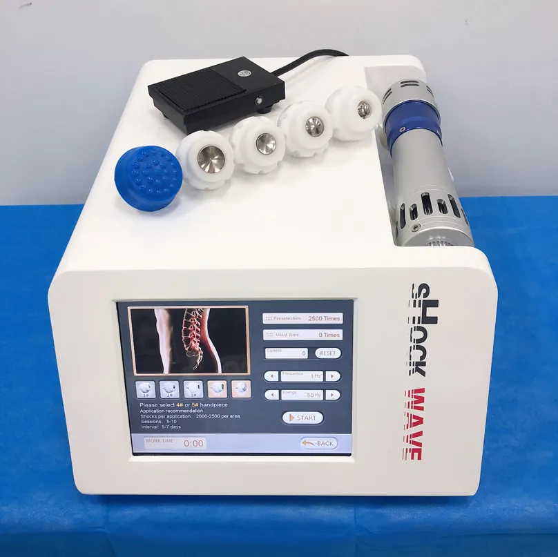 Promotionele prijs ESWT Pijnbehandeling Akoestische draagbare Shockwave Therapy Machine met ED-functie Eenvoudig te bedienen