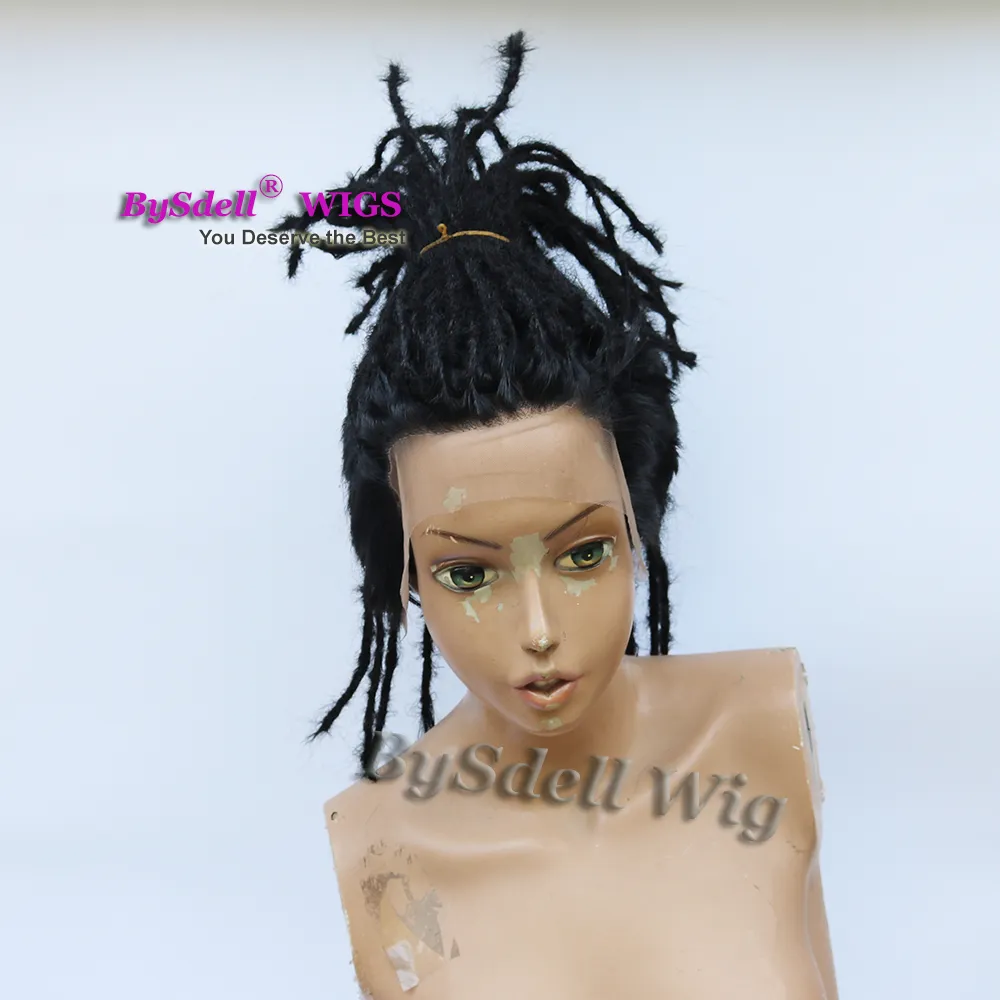 Hand Tied Jamaica Braid Regge Bob Marley Style Dreads Wig Full Lace