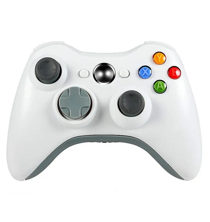 2,4G trådlös handkontroll för Microsoft Xbox 360-konsol Gamepad Joypad Game Fjärrkontroll Joystick med PC-mottagare