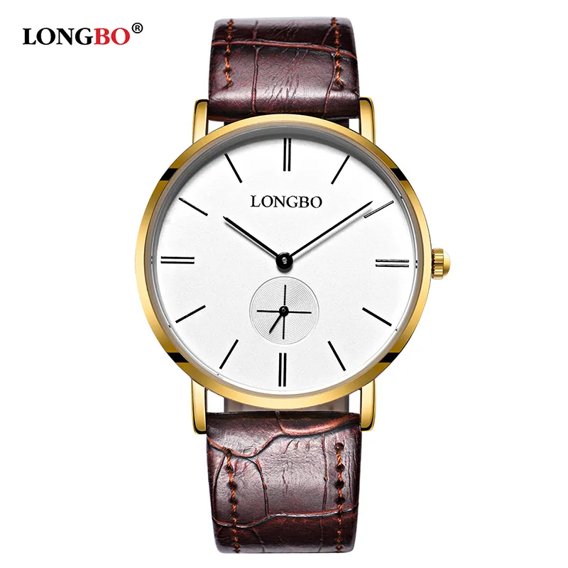 CWP Longbo Marca Moda Lover Relógios Clássico Homens Mulheres Assista À Prova D 'Água Casal Casual relógio de pulso Mujer Hombre Reloj Presente 80320