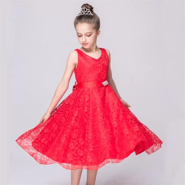 2019 Vestido De Verano Flor V Cuello Vestidos Para Ni os Para