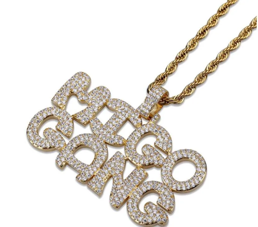 MIGO GANG Diamond Cool Necklaces Iced Out Hip Hop Accessory From