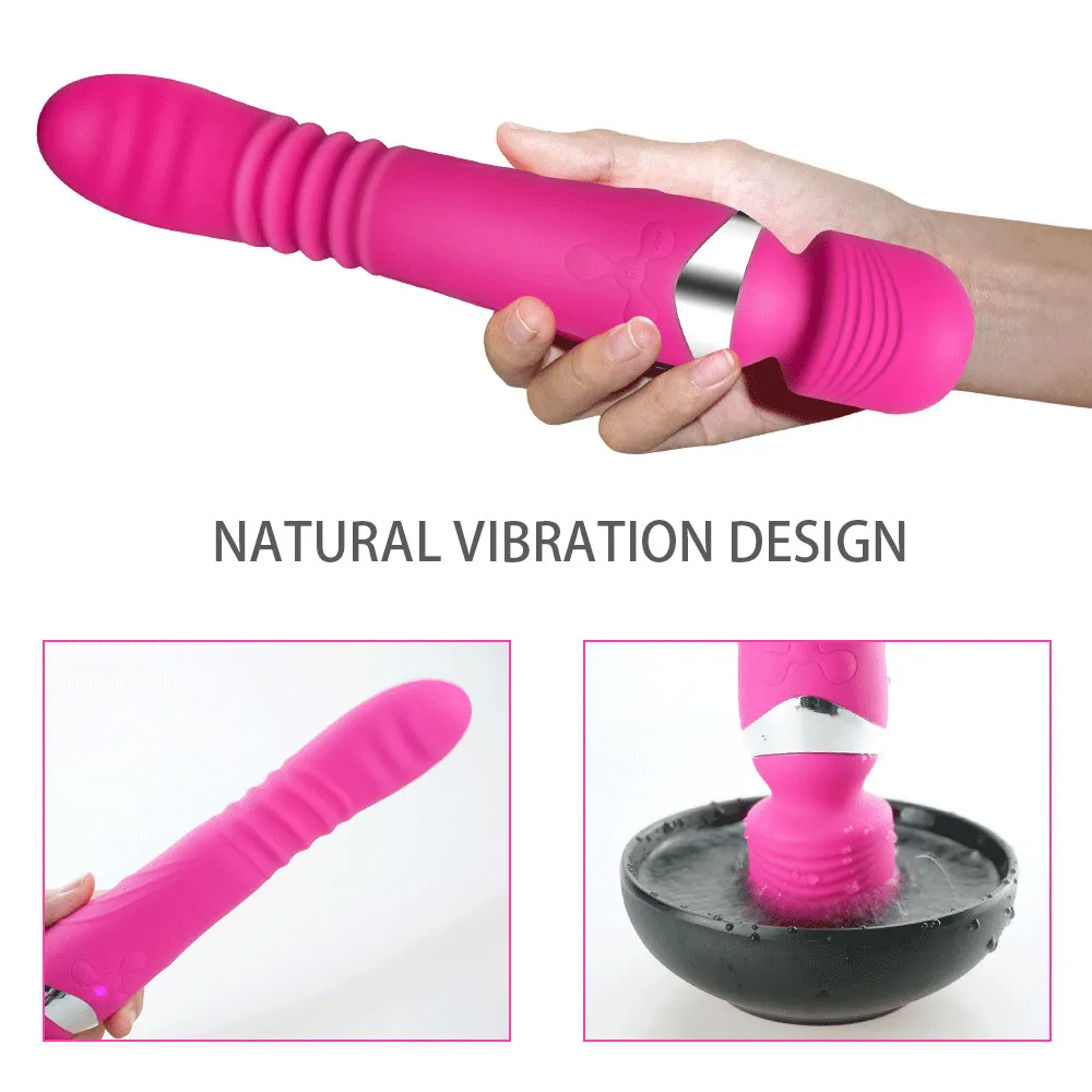 G Spot Heating Dildo Vibrator G Spot Av Wand Sex Toys... From Zhengrui09,  $19.78