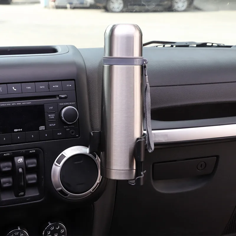 Black Car Bracket Car Water Cup Holder Mobile Phone Holder For Jeep  Wrangler JK 2012 2017 Car Interior Accessories From Szzt20170724, $26.81