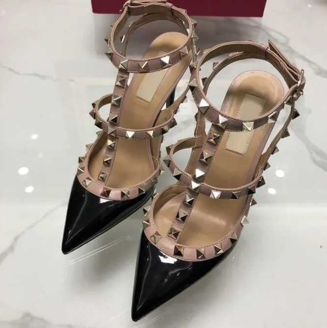 Office studded heels 2025