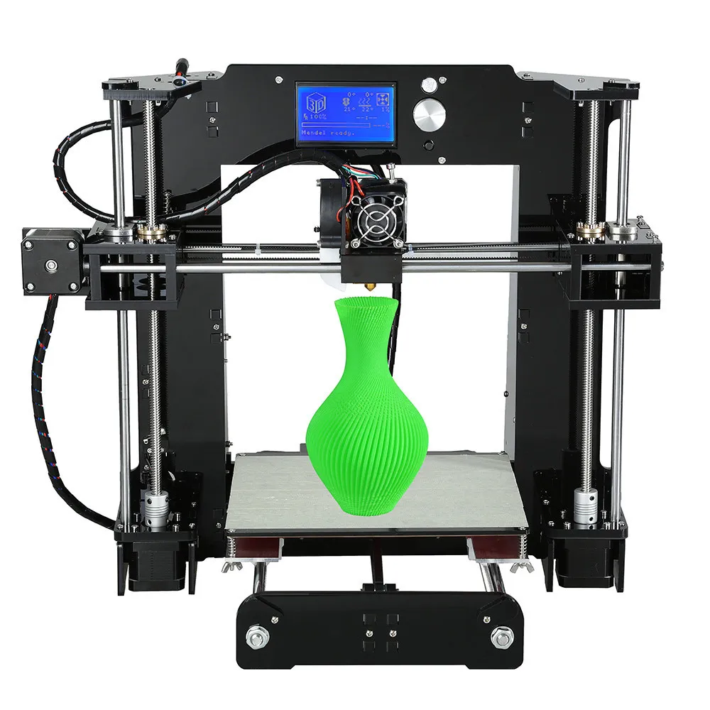 Sensör / Algılama Güç Kapalı Opsiyonel 3D Yazıcı DIY Kiti AB Standart Yüksek Hassasiyet Reprap Prusa I3 3D Stereo Yazıcı