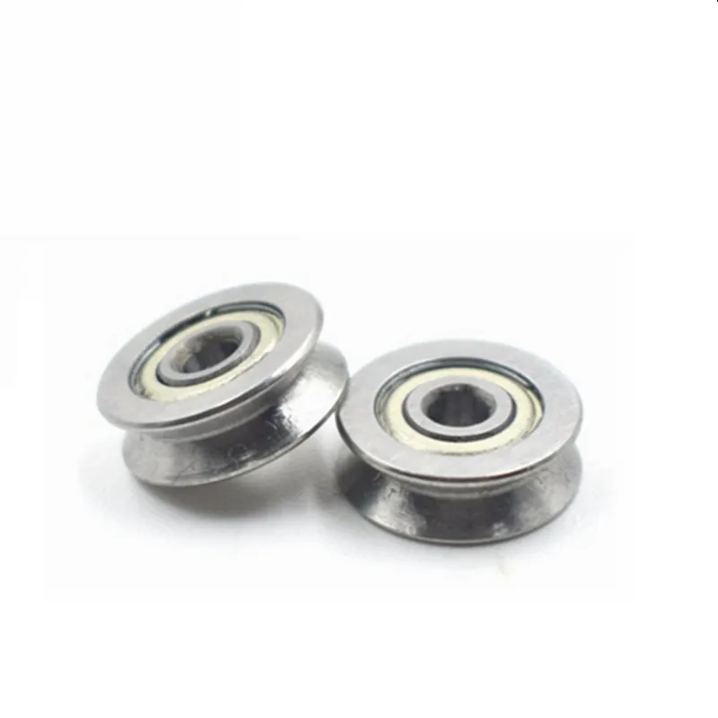 100pcs/lot V623ZZ V groove ball bearing 3x12x4 mm pulley roller wheel with bearings V623 3*12*4