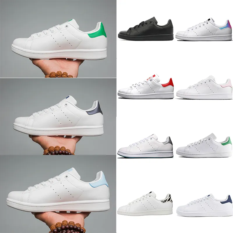 adidas stan smith superstar cores bonitas sapatos das mulheres dos homens STAN Skateboarding Smith navio a laser livre marinha bule rosa tênis preto tira verde vermelho