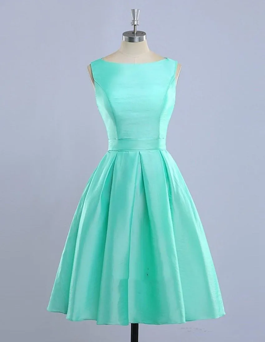 Vestidos De Madrinha Mint Green Bridesmaid Dresses 2020 New Light Blue Short Bridesmaids Dress Casamento Robe Demoiselle