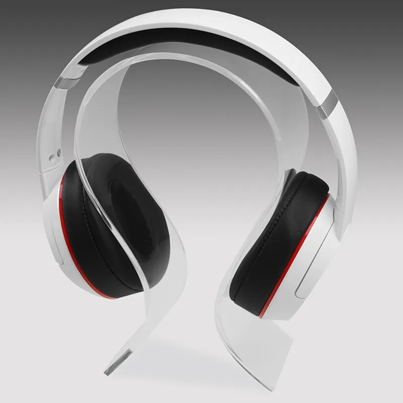 Supporto Per Cuffie In Legno Di Betulla – Design Retrò, Bianco, Misura 10x14x25 Cm, Per Over-ear, Da Scrivania - 3