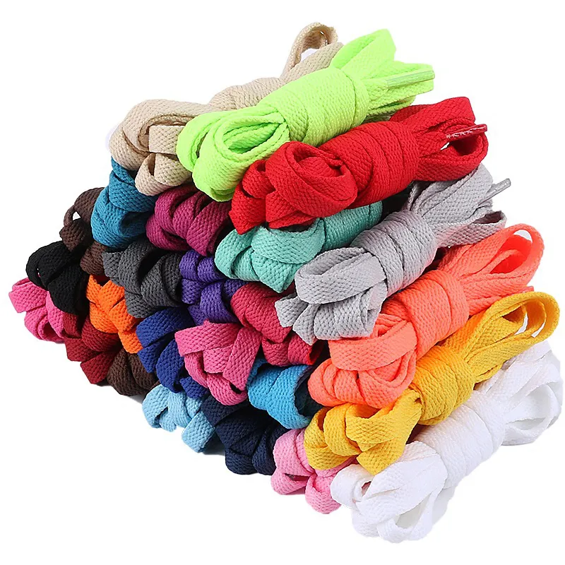 2024 Fashion Gradient Shoelaces For Men Women Women Casual Unisexe Shoelace Flat TPR White Shoestrings Pour Les Adultes Et Les Enfants Du 7 38 DHgate