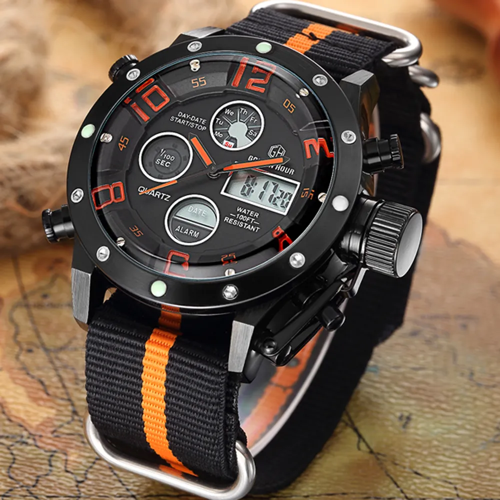 Golden hour online multifunction watch