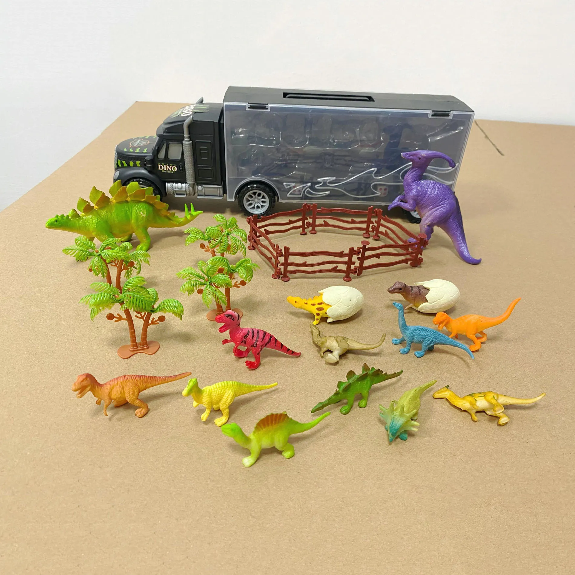 Caminhão Dinossauro - Dinosaur Car Playset Brinquedos para