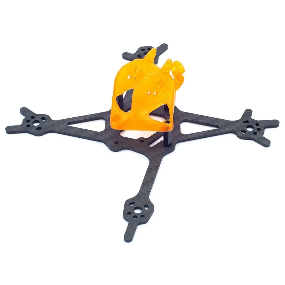 Diatona GTB229 Cubo Finger Versão 110mm 2mm braço de espessura 3k kits de quadro de fibra de carbono para dentypick fpv racing drone - laranja