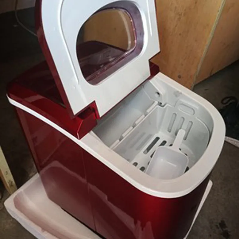 Mini elétrico automático Ice Maker Portable Bala redonda Bloco Cubo de gelo que faz a máquina Bar Pequeno Coffee Shop 15 kg / 24H