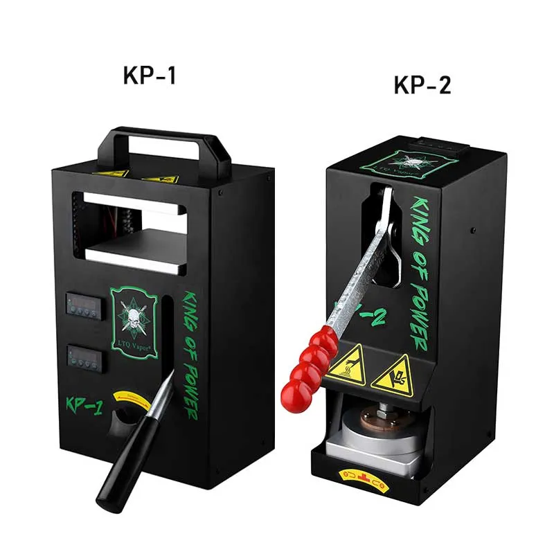 Industriell utrustning Autentisk LTQ Vapor KP1 KP2 Rosin Press Machine Wax Dab Squeezer Temperaturjusterbar Extracting Tool Kit Presser med 4 ton