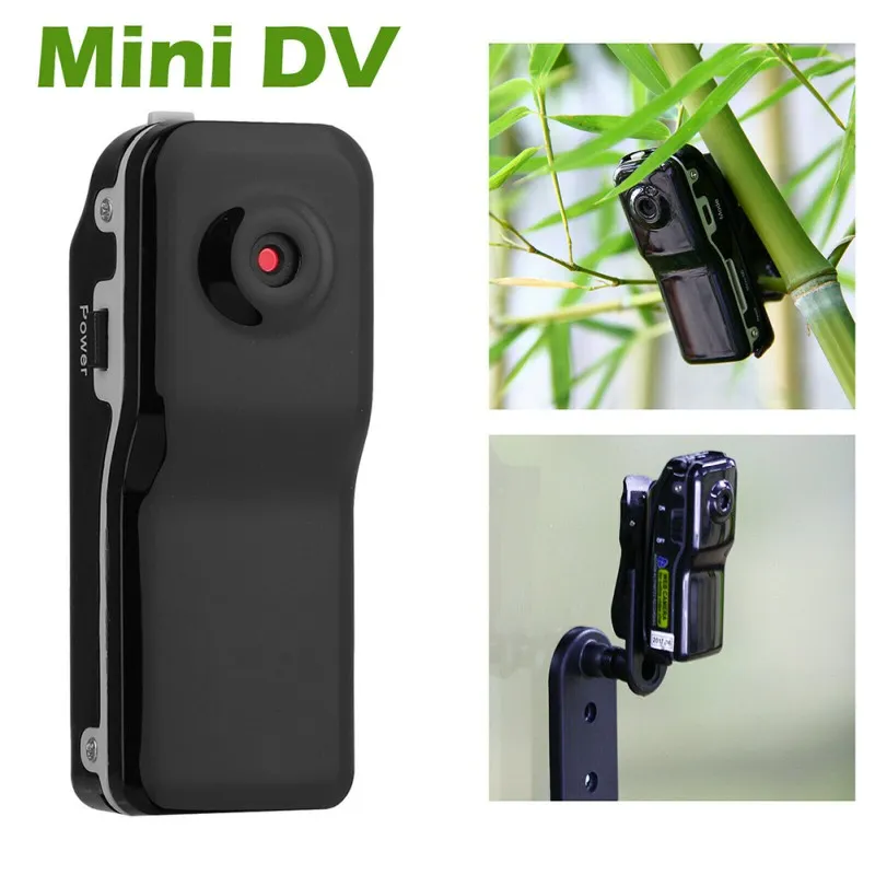 MD80 Cámara mini DV digital de audio y vídeo con lector de tarjeta micro SD  : : Electrónica