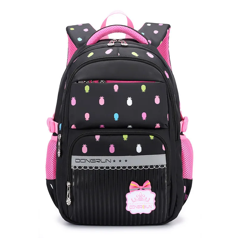 2019 Sacchetto di scuola per bambini Ragazze Bambini Satchel Zaino della scuola primaria Principessa Zaino ortopedico Zaino per bambini Mochila