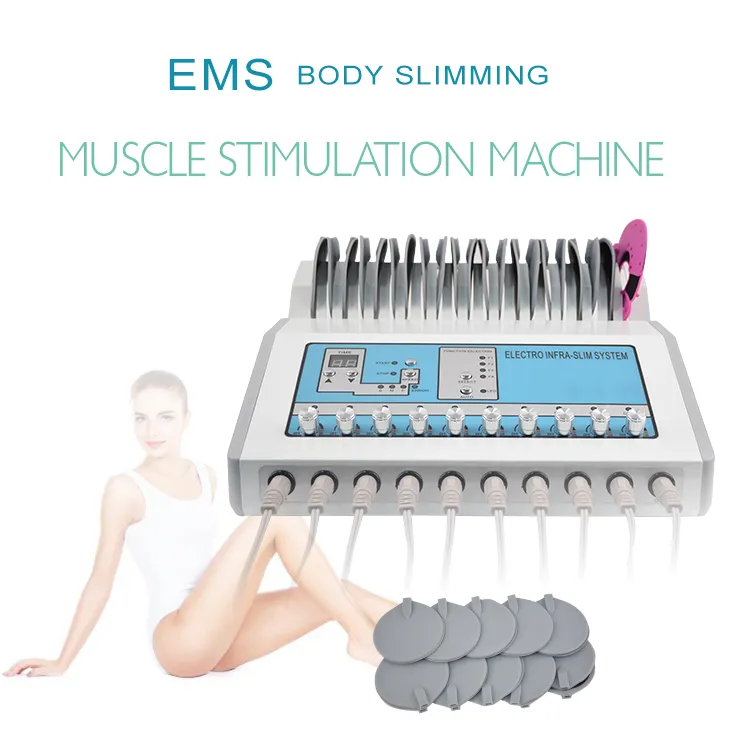 Russian Wave EMS afslanken Elektrische Spierstimulator Elektrotherapie Elektrode Pad body afslankmachine