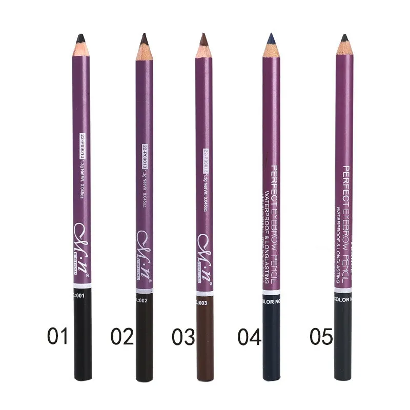 Menow Eyebrow Pencil with Eyebrow Comb Black Coffee Brown Waterproof & Long Lasting Eye Makeup Cosmetic Tool