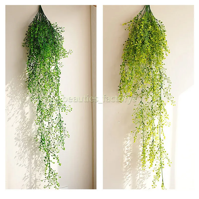 Artificial Long Hanging Vine Plant Wall Fake Ivy Leaf Green Bloomingville  Rattan Home Garden Decoration 115 Cm From Beauties_factorys, $10.51