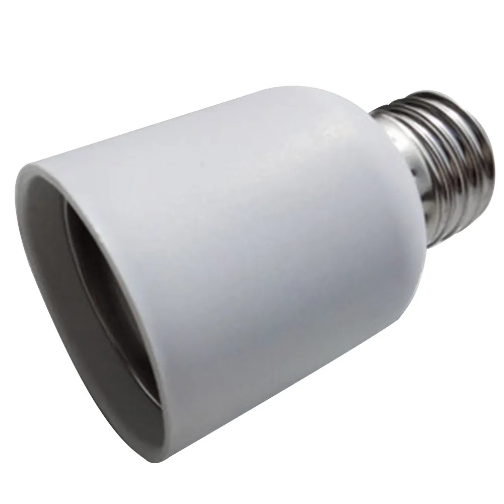 E27 to E40 Screw Base Adapter White Fireproof Material Heat Resistant Lamp Holder Converter for LED Bulbs