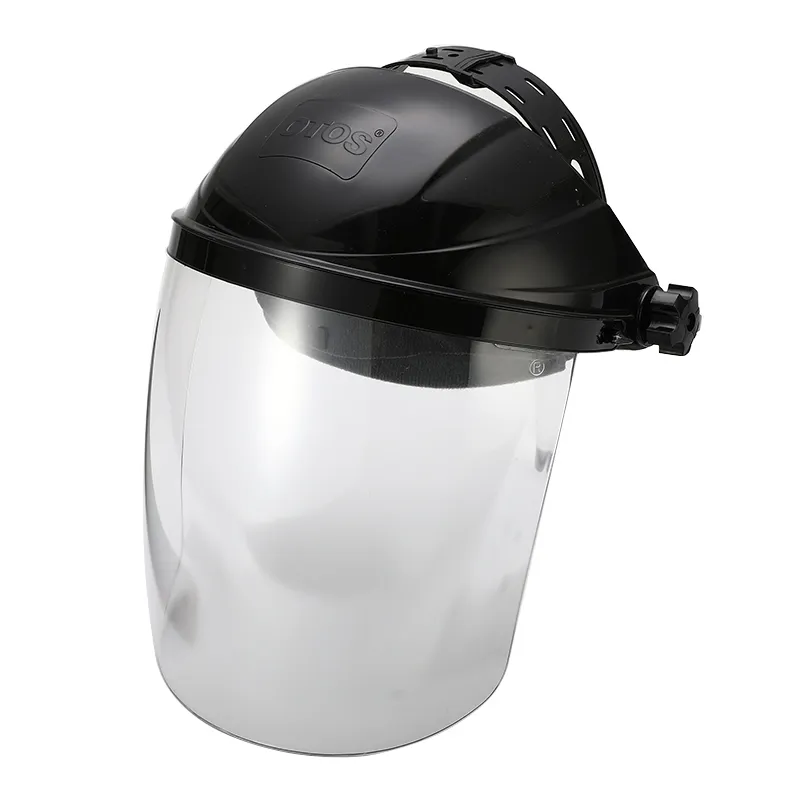Negro anti choque casco de soldadura careta de soldadura m scara transparente de la lente para ojos y rostro Protecci n de escudo anti UV anti choque