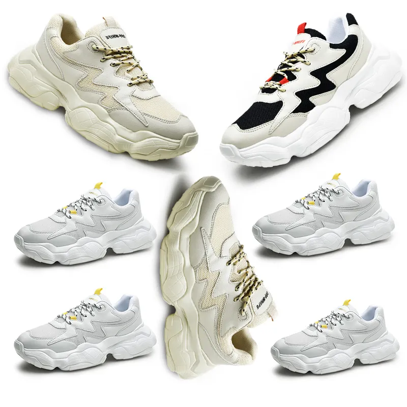 gym jogging women men old dad shoes triple white grey red yellow mesh breathable comfortable trainers sneakers size 39-44