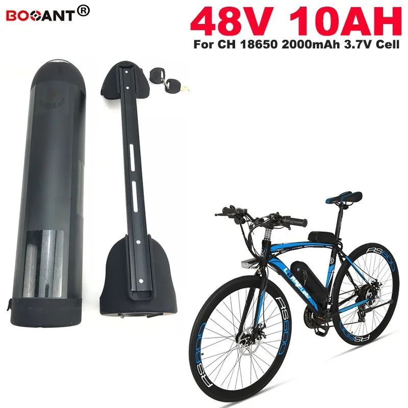 Rechargeable Electric Bicycle Battery 48V 10AH For Bafang 800W Motor +2A Charger E-bike Lithium battery 13S 48V Free Shipping