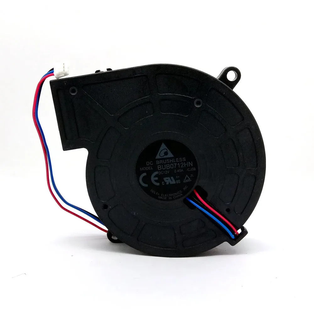 New Original Delta BUB0712HN DC12V 0.45A 75*30MM 3Lines for Projector cooling fan blower