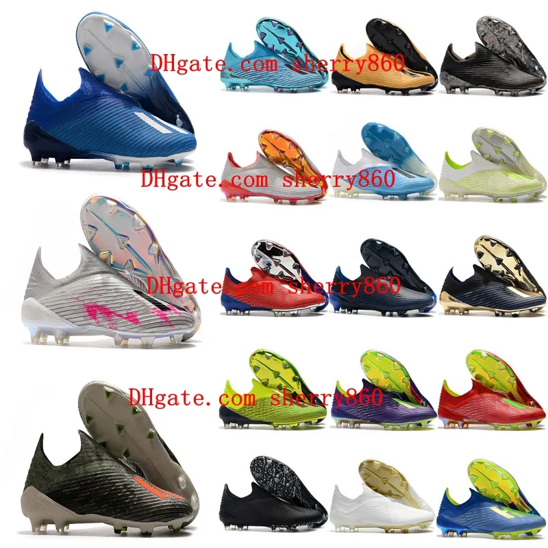 2021 mens soccer shoes X 19 FG outdoor cleats 18 football boots 19 botas de futbol