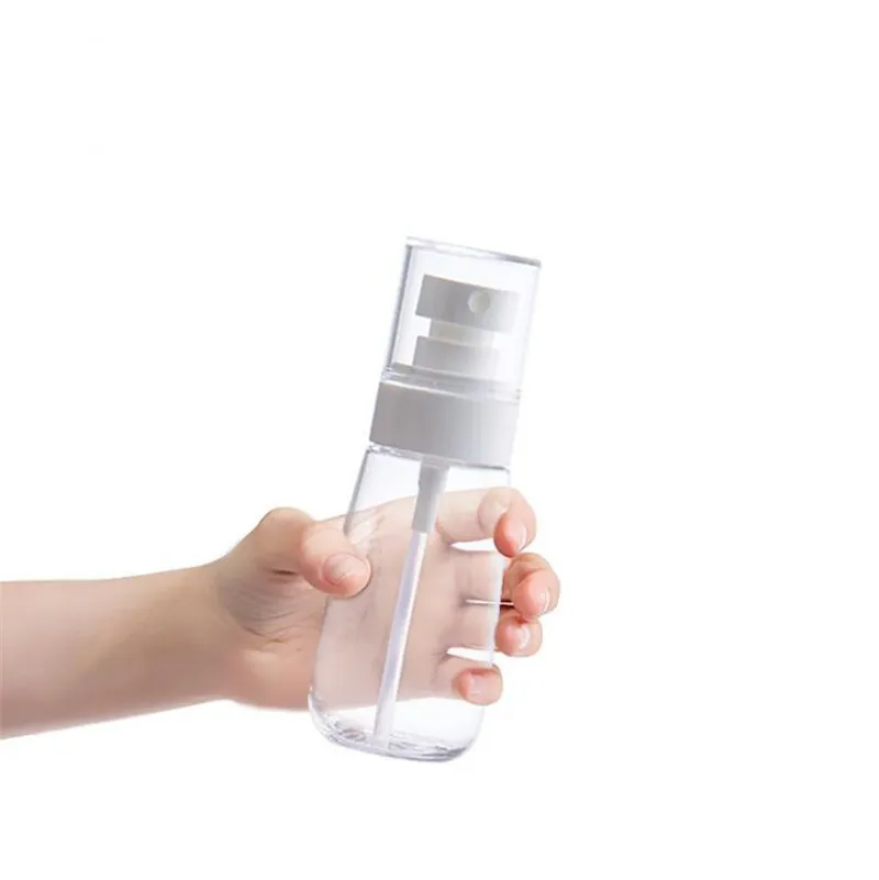 30ml Clear Spray Bottle Fine Mist Perfume Dispensing Toner Lotion Sunscreen Sprayer Flaskor Free Ship 10