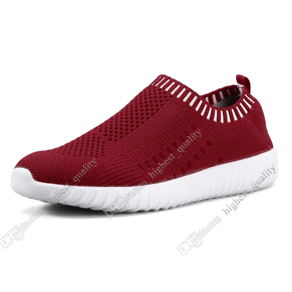 Best selling large size women's shoes flying women sneakers one foot breathable lightweight casual sports shoes running shoes Twenty-three