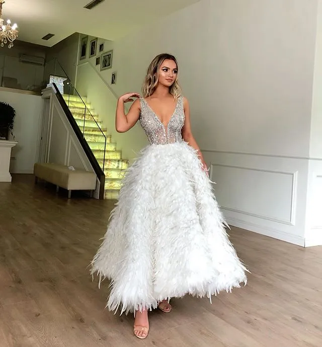 2020 Vestido De Gala Vestidos De Noche De Tulle Con Los Vestidos