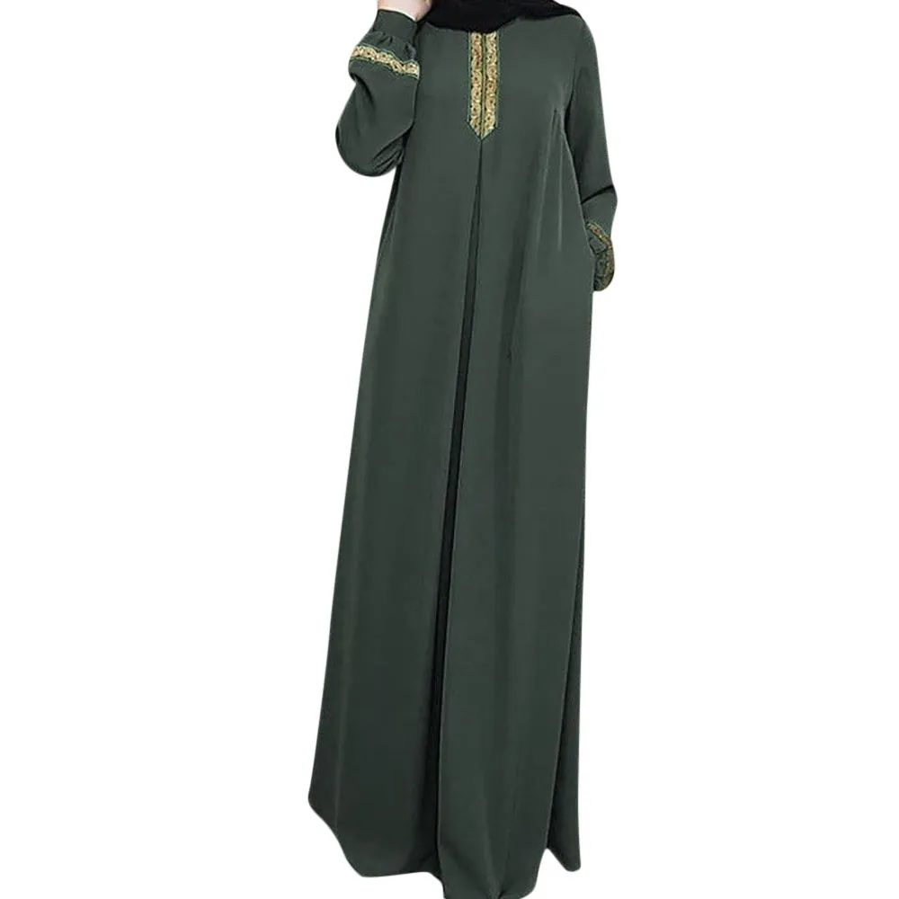 Femmes grande taille imprimer Abaya Jilbab musulman Maxi robe décontracté caftan longue robe femme fête nuit Vestidos offre spéciale de haute qualité