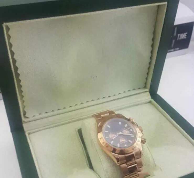 Horlogedoos Groen Merk Origineel Met Kaart En Document Certificaat Handtas Doos Voor 116610 116660 116710 Watches258T
