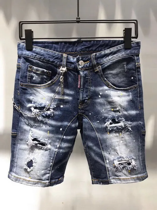 2019, den nya varumärkesmodeuropeiska och amerikanska sommarmännens denim shorts är mäns casual jeans. A233-1