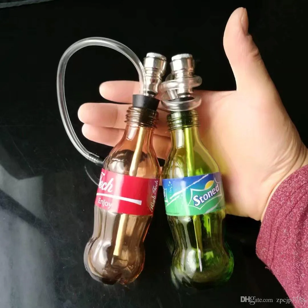 Den nya sprite cola vattenpipa grossistbongs oljebrännare rör vattenrör glasriggar rökning