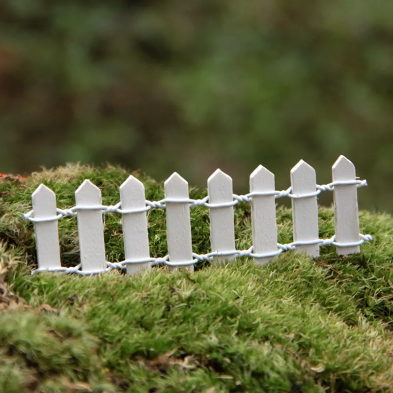 BH2357 ZX 手作りミニ木製フェンス ミニチュア工芸品、盆栽、ケーキ