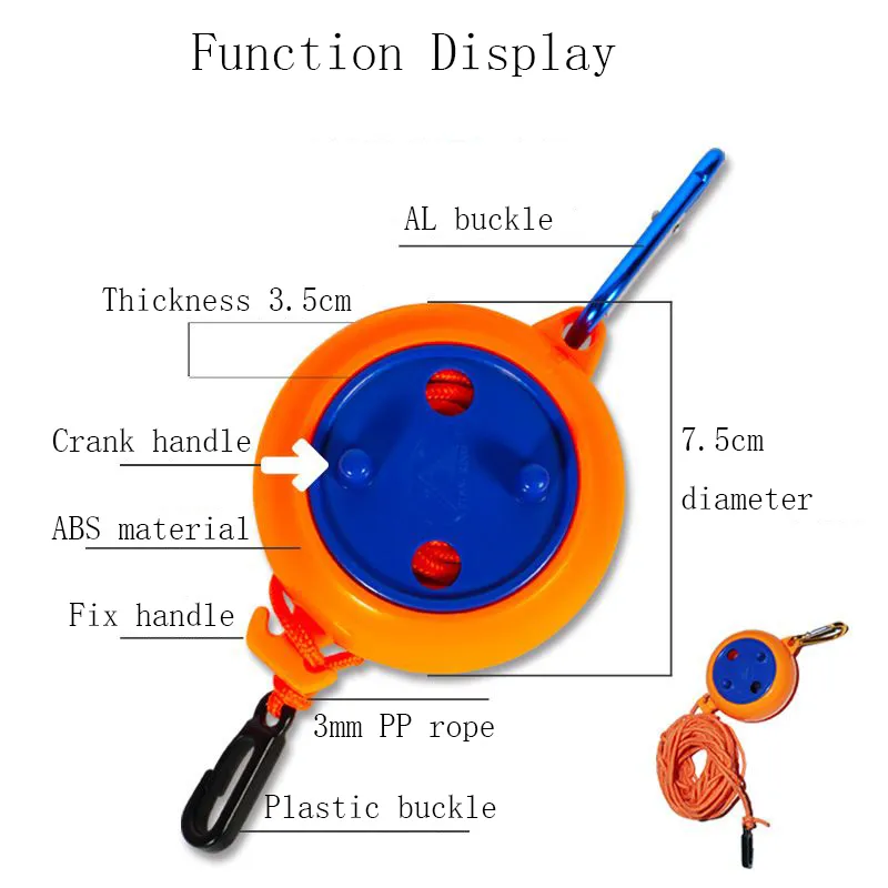 Retractable Clothesline Travel Outdoor Clothes Drying Rope Indoor