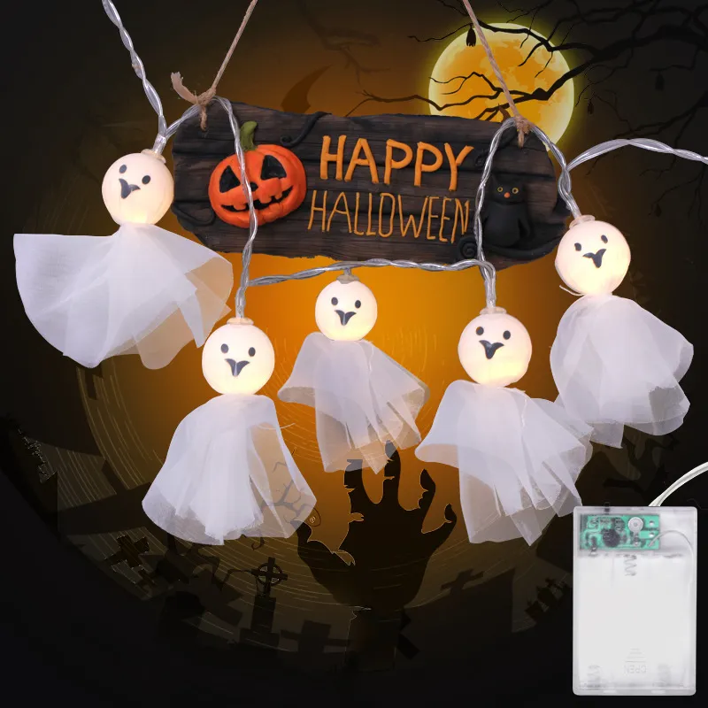 Lumières Fantômes D'Halloween - Kit De Décoration Fantôme Effrayant