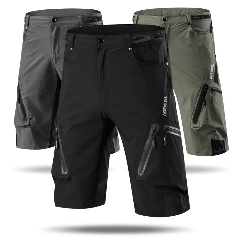 Cykling Shorts Twtopse Pro Men MTB Mountain Bike Ridning Andningsbar Downhill Bermuda Cykel Korta Utomhus Sportkläder