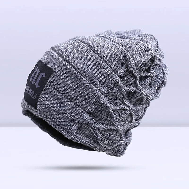 2019 Stijlvolle Skullies Mutsen Winter Hoeden Man Dikke Warme Winter Hoed Mannelijke Dikke Hoed Mutsen Cap Heren Winter Caps Toucas Gorros