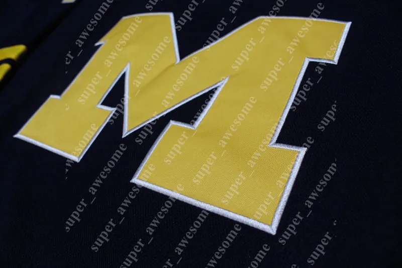 Maglia da hockey Michigan Wolverines Kyle Connor Jacob Trouba Max Pacioretty Carl Hagelin Brendan Morrison Kevin Porter Red Berenson Zach Werenski