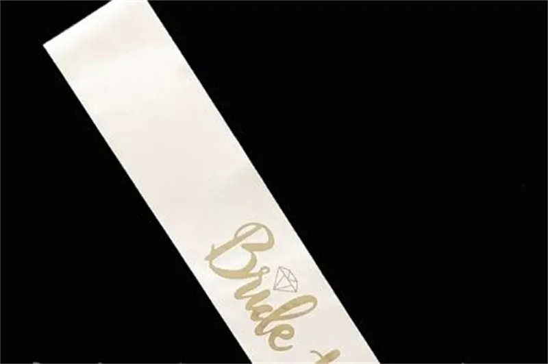 Sash Rose Gold Creative Shoulder Strap Single Party Decoration Gilding Bride Etiquette Belt Factory Direct Selling 2 5ap p1