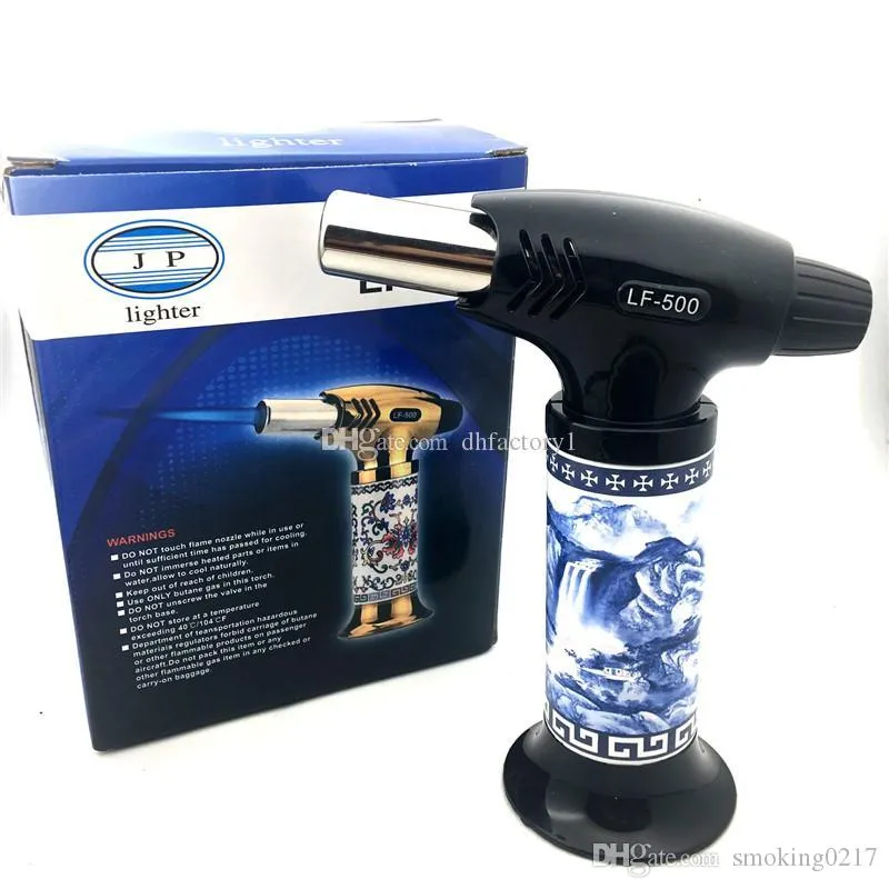 DHL 1300'C-keramiek DAB JET BUTANE TORCH LECHTER WINDDICHTE JET VLAMES MICRO Butaan Torch Aansteker Professionele Keuken Torch Lichter