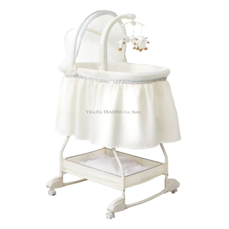 Berço de bebê recém-nascido bonito multifuncional, berço de viagem portátil, bassinet de começos doces, cama dobrável Berço Bed