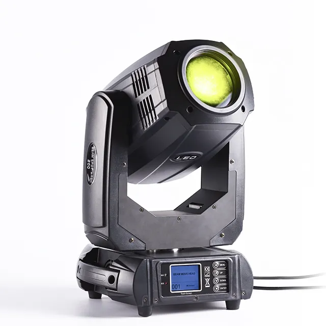 MFL G200B 200W White LED Source Spot Moving Head Light Color Pattern Beam Light for Dj Disco Club Party Performance Stage Lighting