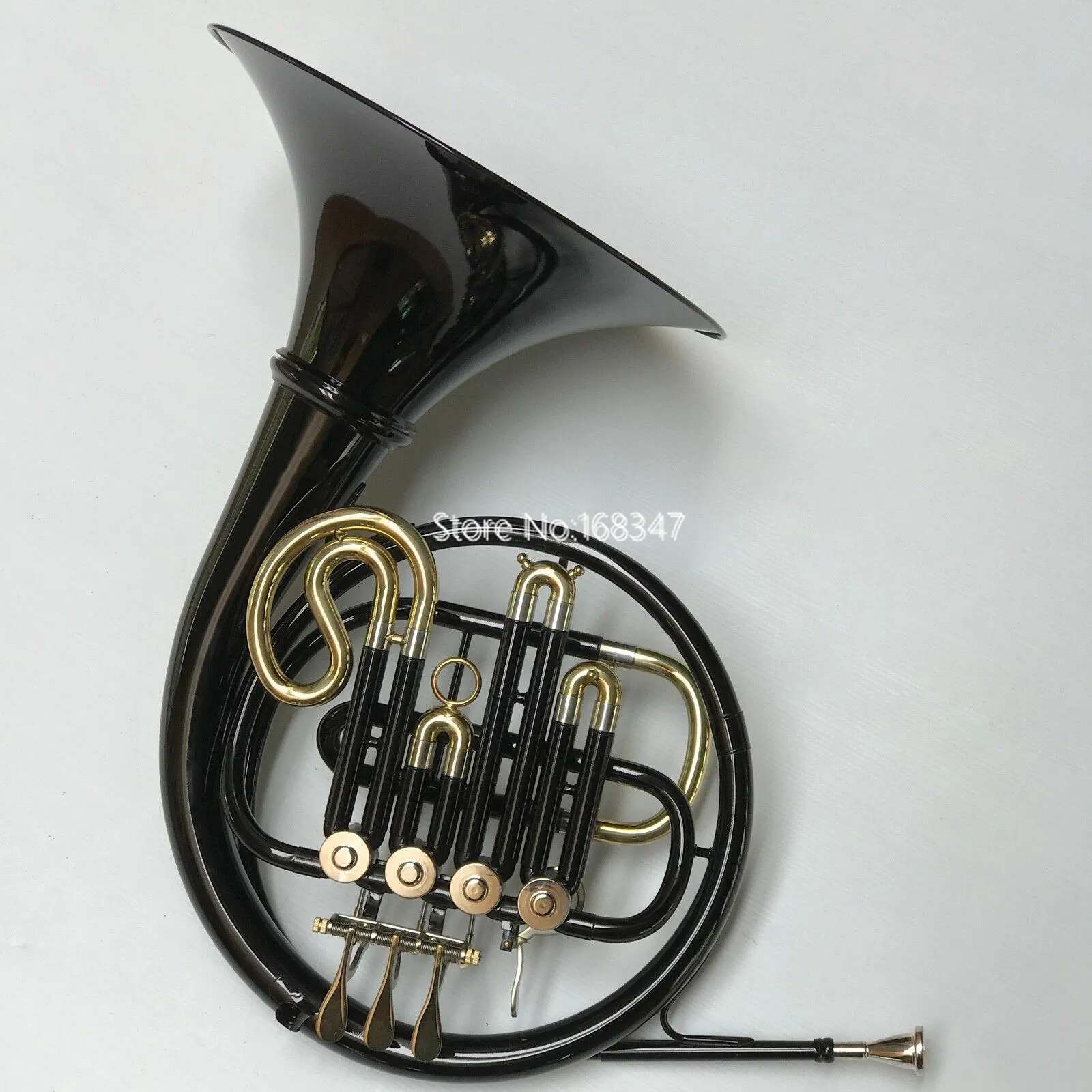 Nowy ARIVER Singel French Horn BB Czarny Odłączany Dzwon Nowe Instrumenty Muzyczne Wiht Case Darmowa Wysyłka